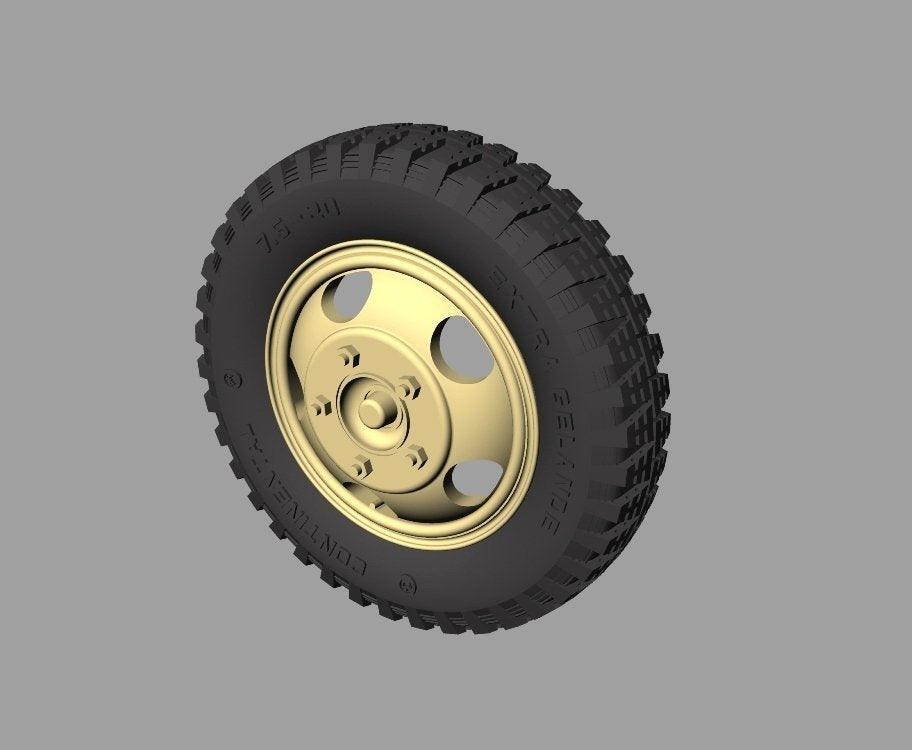Panzer Art RE35-332 Ford 3000 road wheels (gelande pattern) 1/35 – image 2
