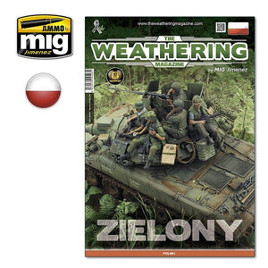 AMMO of Mig Jimenez 4528PL The Weathering Magazine Issue 29: Green (Polish)