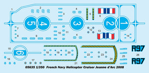 Trumpeter 05635 French Navy Helicopter Cruiser Jeanne dArc 2008 1/350 – image 6