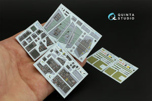 Quinta Studio QD32033 F-14D 3D-Printed &amp;amp; colored Interior on decal paper ( Trumpeter ) 1/32 – image 13