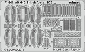 Eduard 73641 AH-64D British Army ACADEMY 1/72 – zdjęcie 2