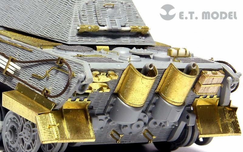 ET Model E72-020 WWII German KING TIGER (Porsche Turret) For DRAGON 7254 1/72 – imagen 7