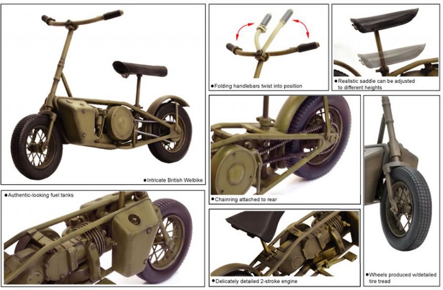 Dragon 75034 British Welbike 1/6 – zdjęcie 3