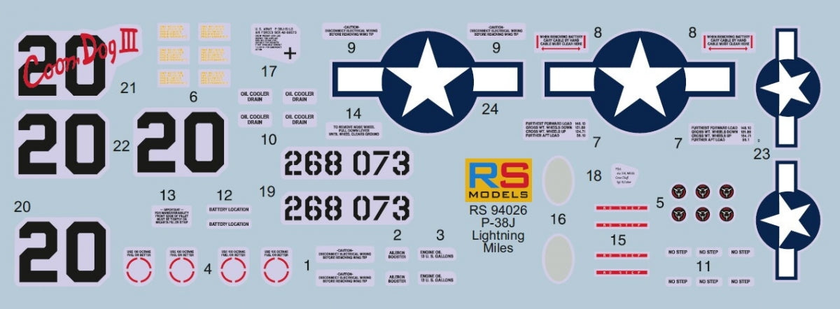 RS Models 94026 Lockheed P-38 J-15 LO - Battle over Moravia (Limited Edition) 1/72 – obrázek 3