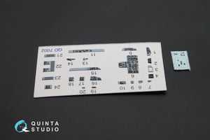 Quinta Studio QD72002 MiG-29 9-13 3D-Printed &amp;amp; colored Interior on decal paper for 7278 Zvezda kit 1/72 – Bild 3