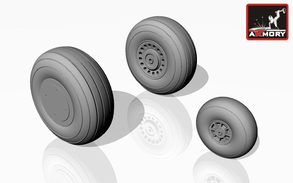 Armory Models AW72302 A-20C Boston wheels, mid 1/72 – image 2