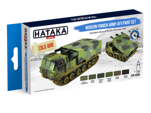 Hataka HTK-BS65 Modern Finnish Army AFV Paint Set 6x17ml