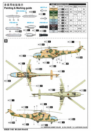 Trumpeter 05828 Mi-24A Hind-B 1/48 – imagen 5