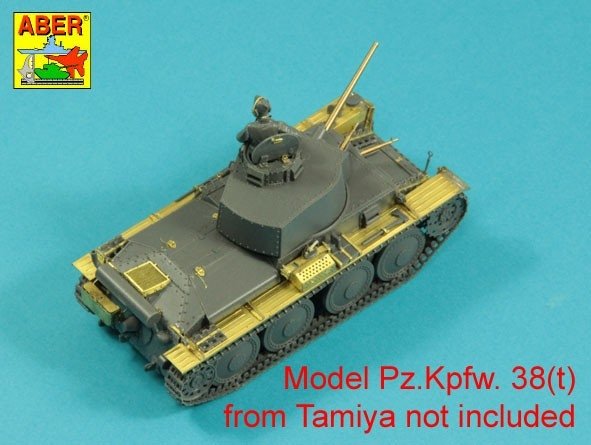 Aber 48041 Pz.Kpfw..38 (t) Ausf. E/F/G German tank Pz.38 (t) pt.2-fenders 1/48 – imagen 14