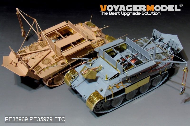 Voyager Model PE35979 WWII German Bergepanther Ausf.A (Early type,Panther A tool holders) Basic For TAKOM 2101 1/35 – Bild 18