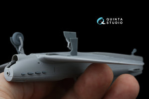 Quinta Studio QT72015 Yak-1 Undercarriage covers (Zvezda) 1/72 – Bild 3