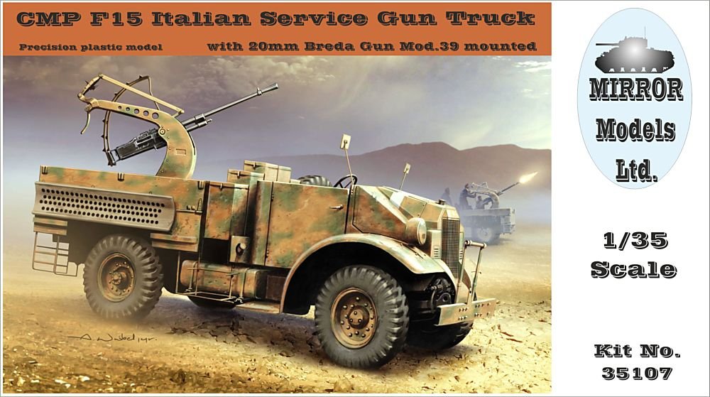 Mirror Models 35107 CMP F15 FORD TRUCK ITALIAN SERVICE 1/35