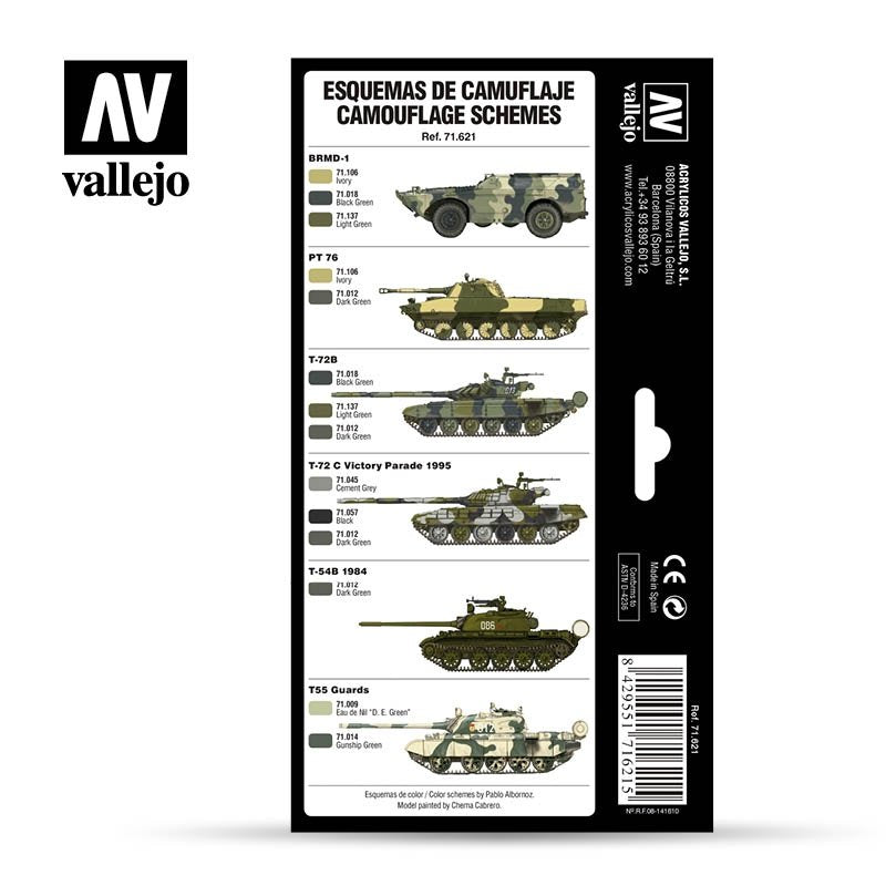 Vallejo 71621 Cold War &amp;amp; Modern Russian Green Patterns 8x17ml – image 3