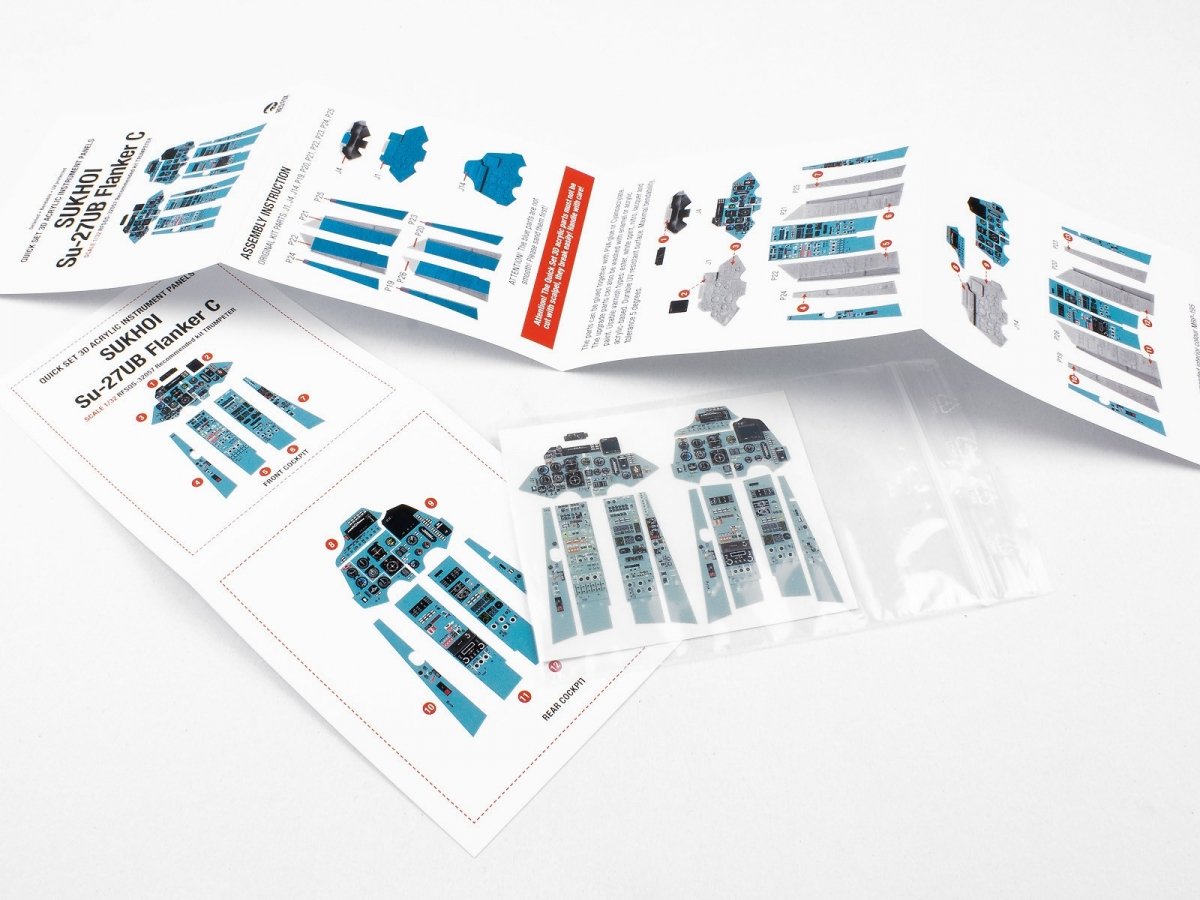 Red Fox Studio QS-32057 Sukhoi Su-27 Flanker C (UB) Trumpeter 1/32 – obrázek 2
