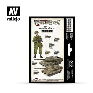 Vallejo 70223 WWIII NATO Armor &amp;amp; Infantry 6x17ml – obrázek 2