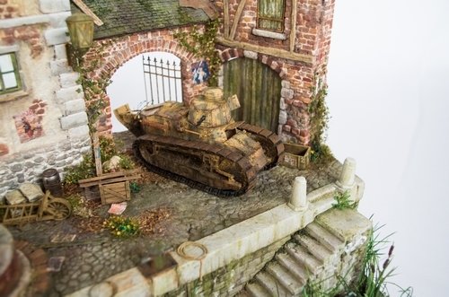 RT-Diorama 35308 Diorama Base: &amp;quot;Marne River Port&amp;quot; WWI 1/35 – obrázek 9