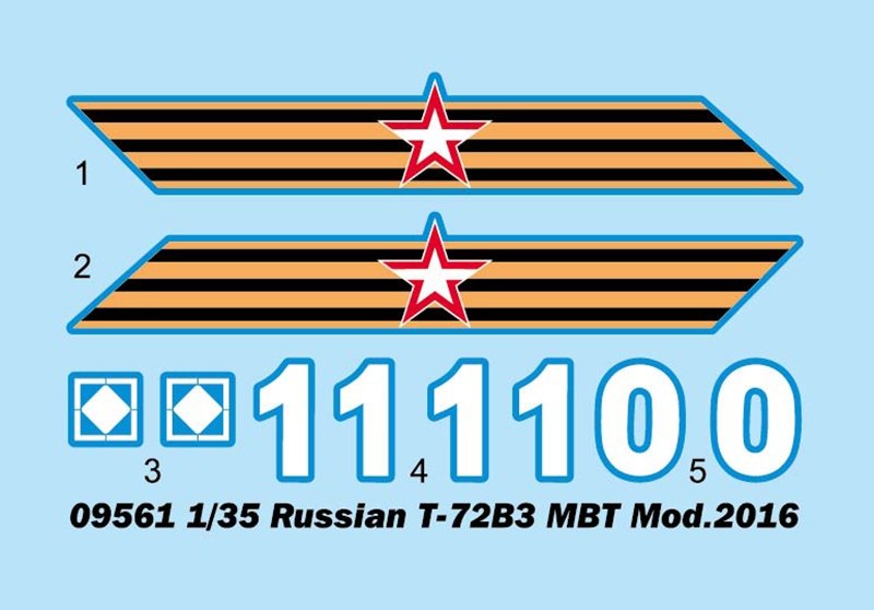 Trumpeter 09561 Russian T-72B3 MBT 1/35 – image 6
