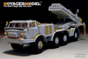 Voyager Model PE35900 Modern Russian 9P140 TEL of 9K57 Uragan(BM-27) MLRS Basic For TRUMPETER 1/35 – obrázek 5