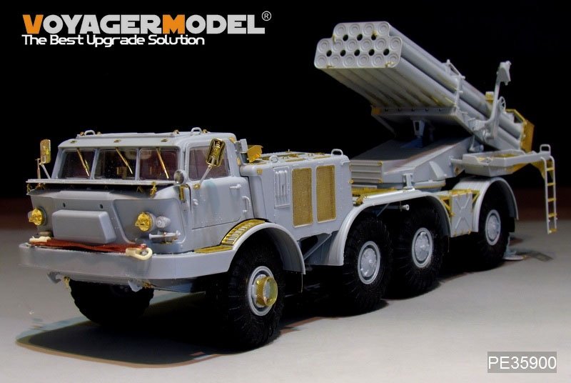 Voyager Model PE35900 Modern Russian 9P140 TEL of 9K57 Uragan(BM-27) MLRS Basic For TRUMPETER 1/35 – obrázek 5
