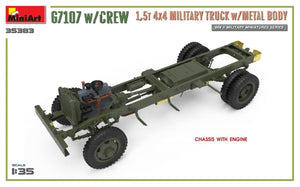 MiniArt 35383 G7107 w/CREW 1.5t 4X4 CARGO TRUCK w/METAL BODY 1/35 – Bild 10