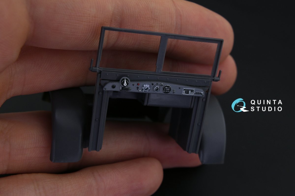 Quinta Studio QD35025 Krupp Protze 3D-Printed &amp;amp; colored Interior on decal paper (for Tamiya kit) 1/35 – immagine 7