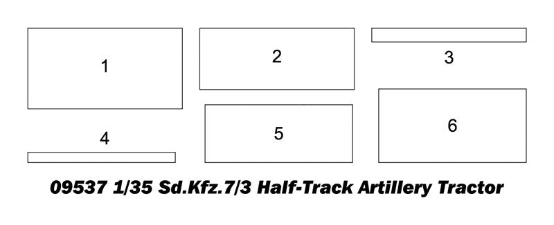 Trumpeter 09537 Sd.Kfz.7/3 Half-Track Artillery Tractor 1/35 – image 3