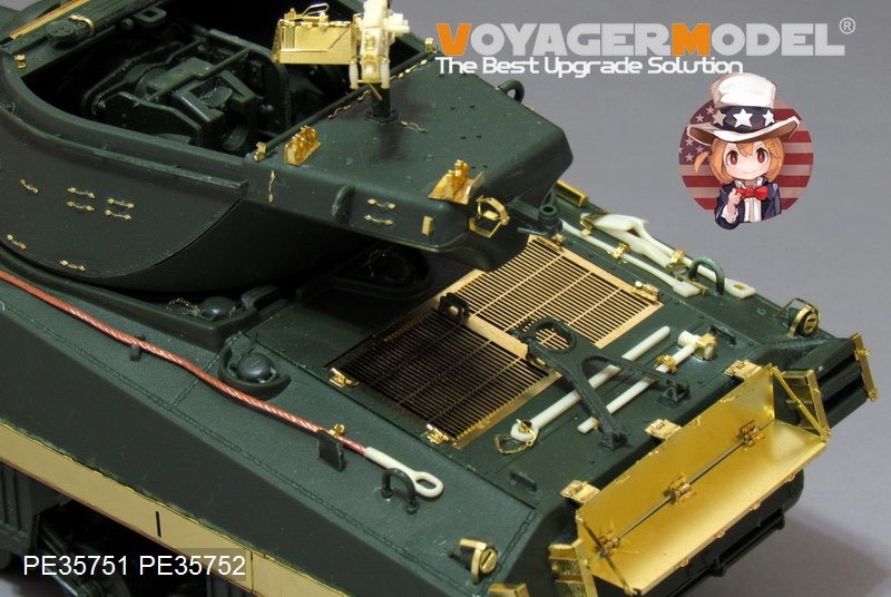 Voyager Model PE35751 WWII USArmy M36B1 GMC Tank Destory Basic (For ACADMY 13279) 1/35 – immagine 3