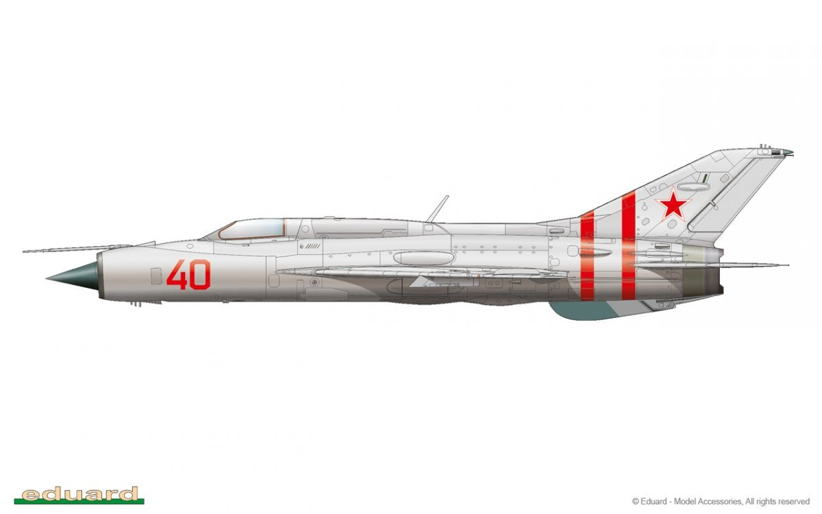 Eduard 8236 MiG-21PF 1/48 – obrázek 13