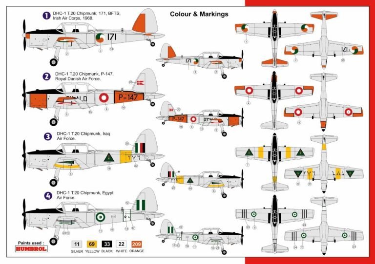 AZmodel AZ7557 DHC-1 Chipmunk T.20 1/72 – Bild 2