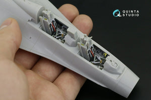 Quinta Studio QD48221 F-16B 3D-Printed &amp;amp; colored Interior on decal paper (Hasegawa) 1/48 – immagine 2