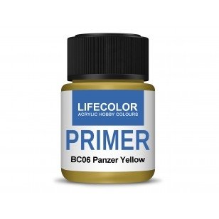 Lifecolor BC06 Acrylic Primer Panzer Yellow 22ml – imagen 2