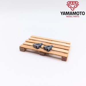 Yamamoto YMPTUN100 Dual Muffler tip Type 2 1/24 – image 2
