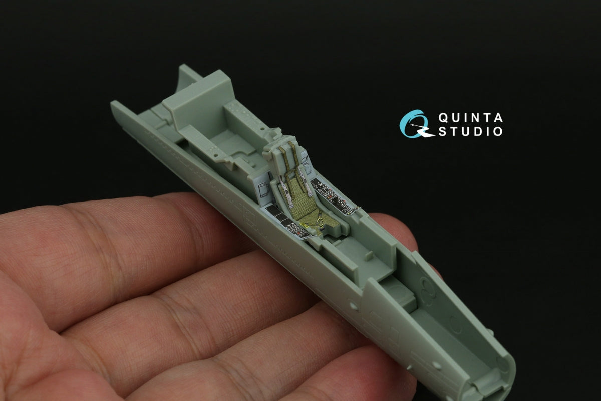 Quinta Studio QD72077 F/A-18C late 3D-Printed &amp;amp; colored Interior on decal paper (Academy) 1/72 – image 9