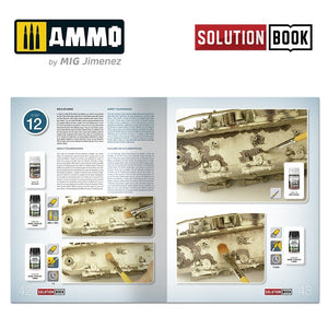 Ammo of Mig 6527 How to Paint WWII German Mid-War Vehicles SOLUTION BOOK 21 (Multilingual Book) – obrázek 4