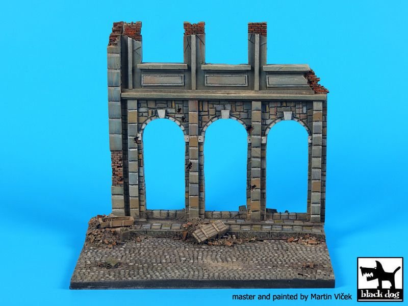 Black Dog D48002 House ruins (Europe) base 1/48 – image 5