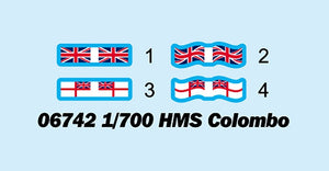 Trumpeter 06742 HMS Colombo 1/700 – image 3