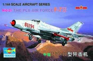 Trumpeter 01325 MiG 21 (Chinese PLAAF F-7II) 1/144