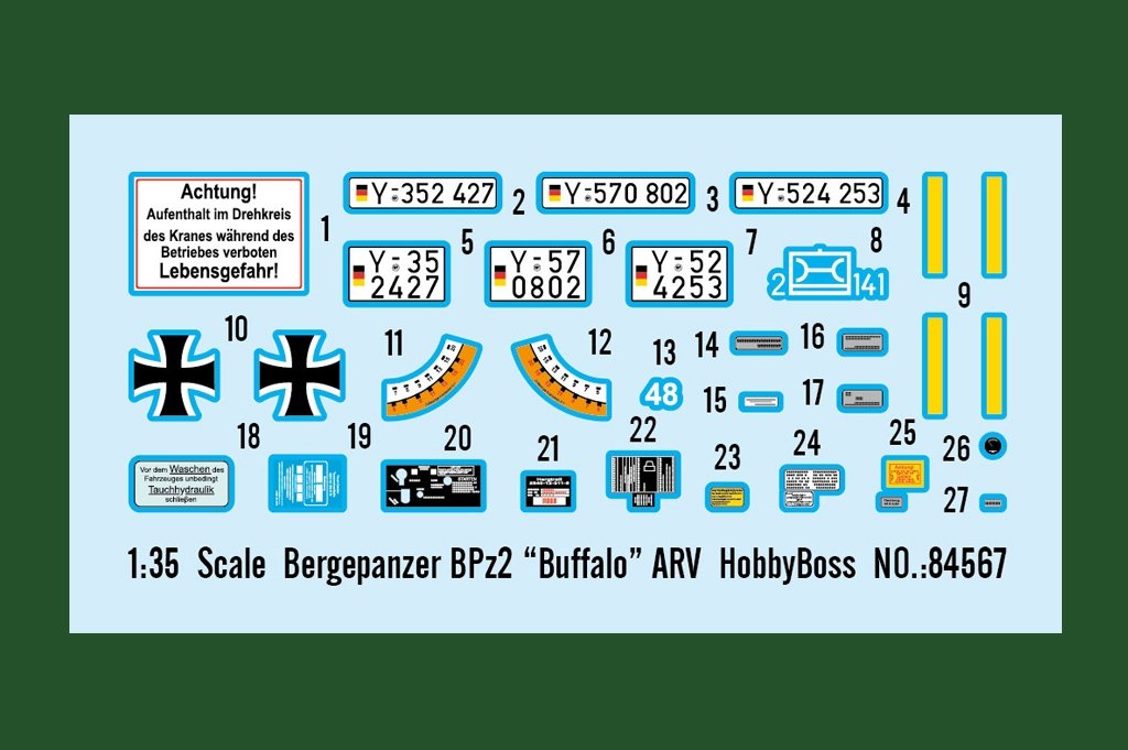 Hobby Boss 84567 Bergepanzer BPz2 ARV 1/35 – obrázek 3