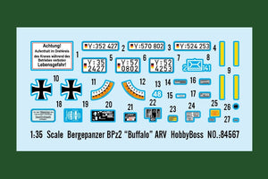 Hobby Boss 84567 Bergepanzer BPz2 ARV 1/35 – obrázek 3