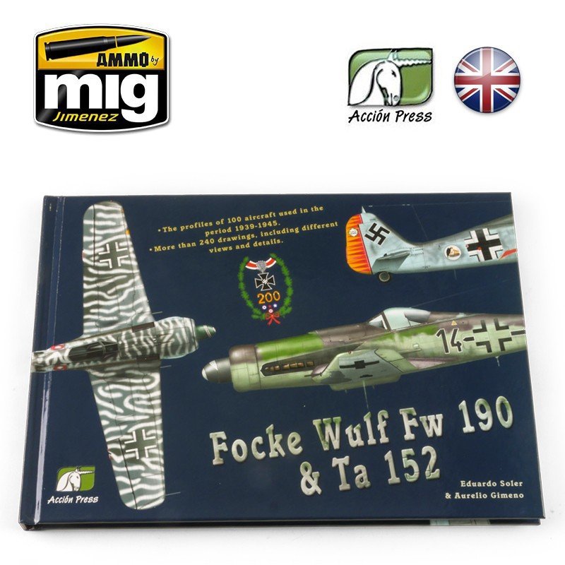 AMMO of Mig Jimenez EURO0020 FOCKE WULF FW 190 &amp;amp; TA 152 (English)