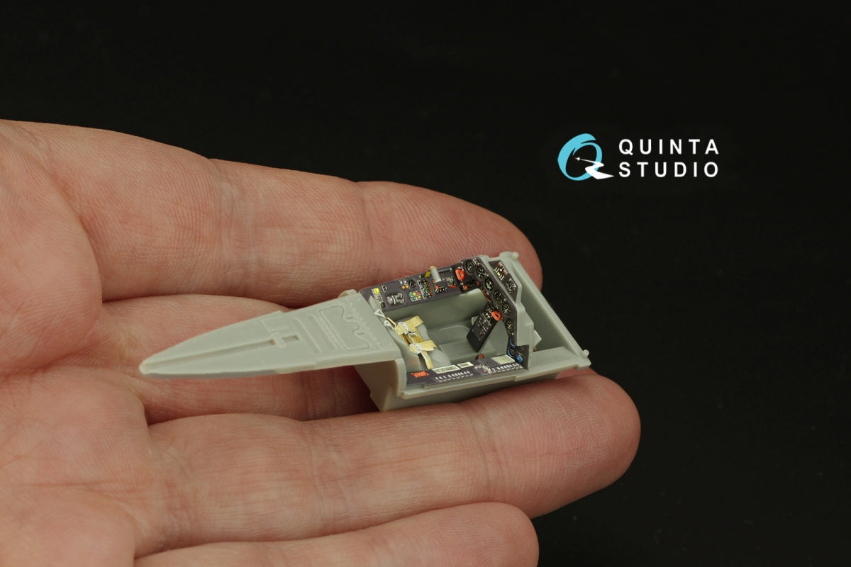 Quinta Studio QD48313 Fw 190A-3 3D-Printed &amp;amp; colored Interior on decal paper (Hasegawa) 1/48 – Bild 9