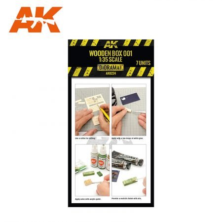 AK Interactive AK8224 LASER CUT WOODEN BOX 001 (7 UNITS) – image 2
