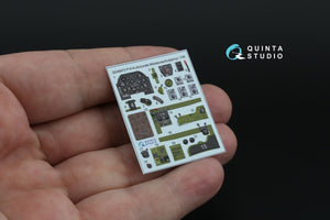 Quinta Studio QD48473 P-51A 3D-Printed colored Interior on decal paper (Accurate Miniatures/Academy) 1/48 – Bild 4