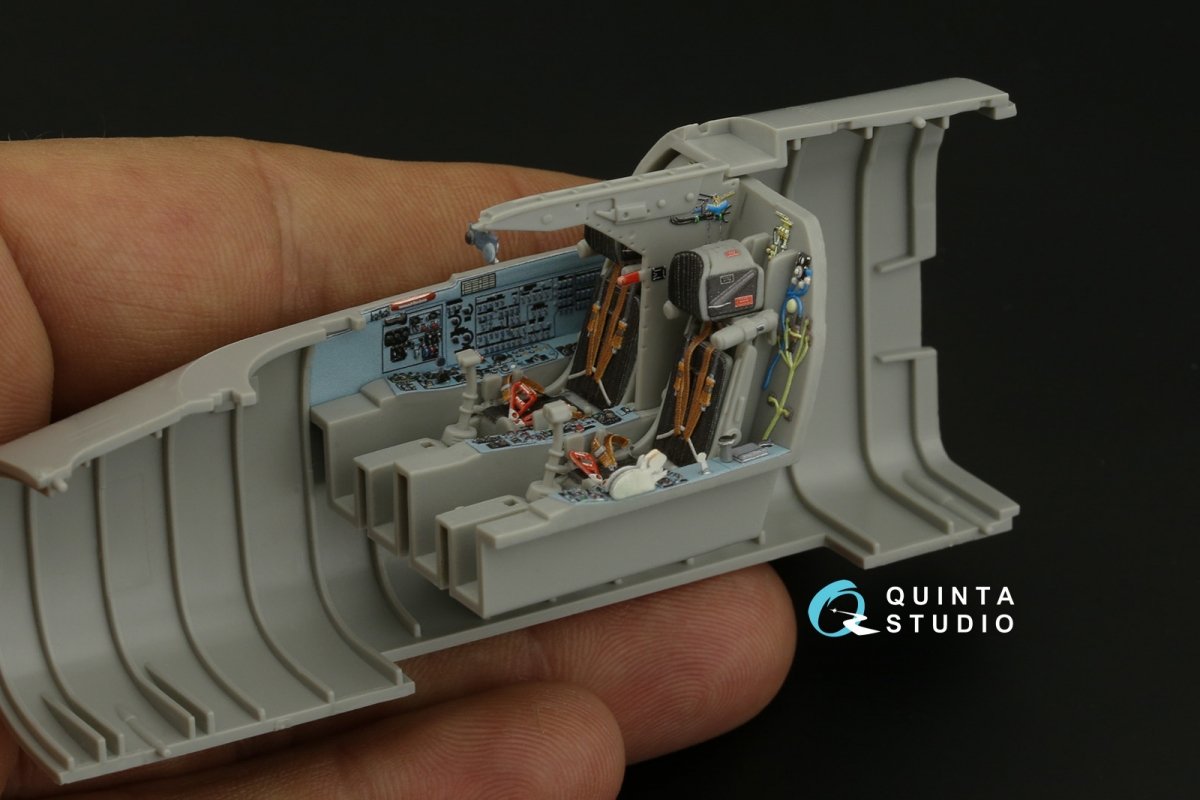 Quinta Studio QD48238 Su-24M 3D-Printed &amp;amp; colored Interior on decal paper ( Trumpeter ) 1/48 – Bild 9