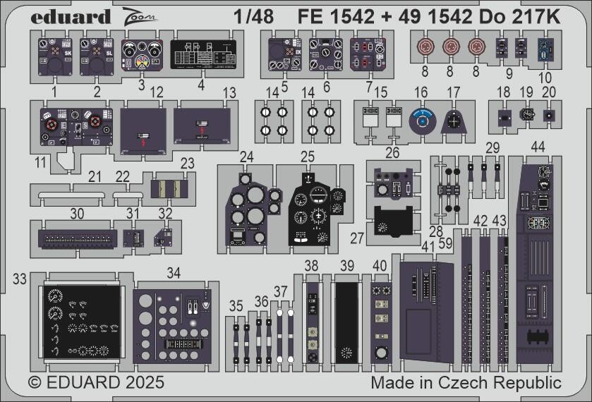Eduard 491542 Do 217K ICM 1/48