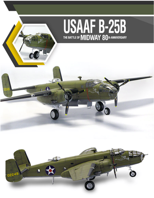 Academy 12336 USAAF B-25B THE BATTLE OF MIDWAY 80th ANNIVERSARY 1/48 – image 3