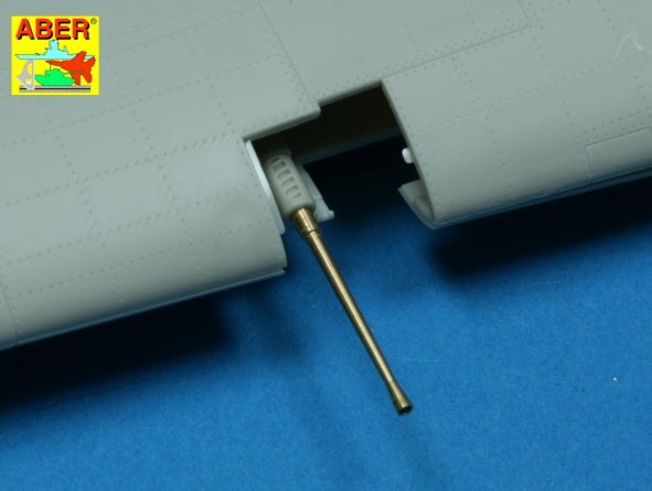 Aber A32014 Set of 4 barrels for Japanese 20 mm Type 99 aircraft machine cannons 1/32 – image 3