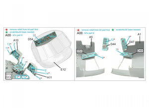 Quinta Studio QDS-48380 Mi-8MT 3D-Printed &amp;amp; colored Interior on decal paper (AMK) (Small version) 1/48 – obrázek 2