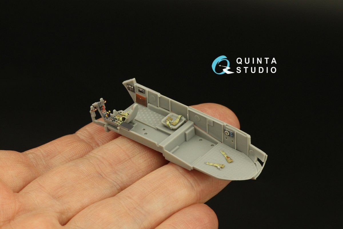 Quinta Studio QD72052 Fw 189A 3D-Printed &amp;amp; colored Interior on decal paper (ICM) 1/72 – Bild 5