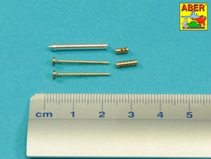 Armement Aber 35L-274 pour automitrailleuse légère française AML-60-7 : 2 canons Macxhine de 7,62 mm, 1 mortier de 90 mm à l&amp;#39;échelle 1/35. – image 2